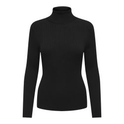 Pull black onlperolle ls rollneck 15327512 Femme ONLY