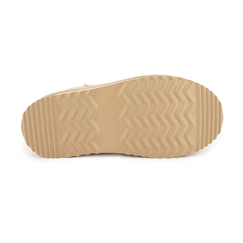 Bottine beige plateforme fourree k41209 du 36 au 40 Femme KELARA