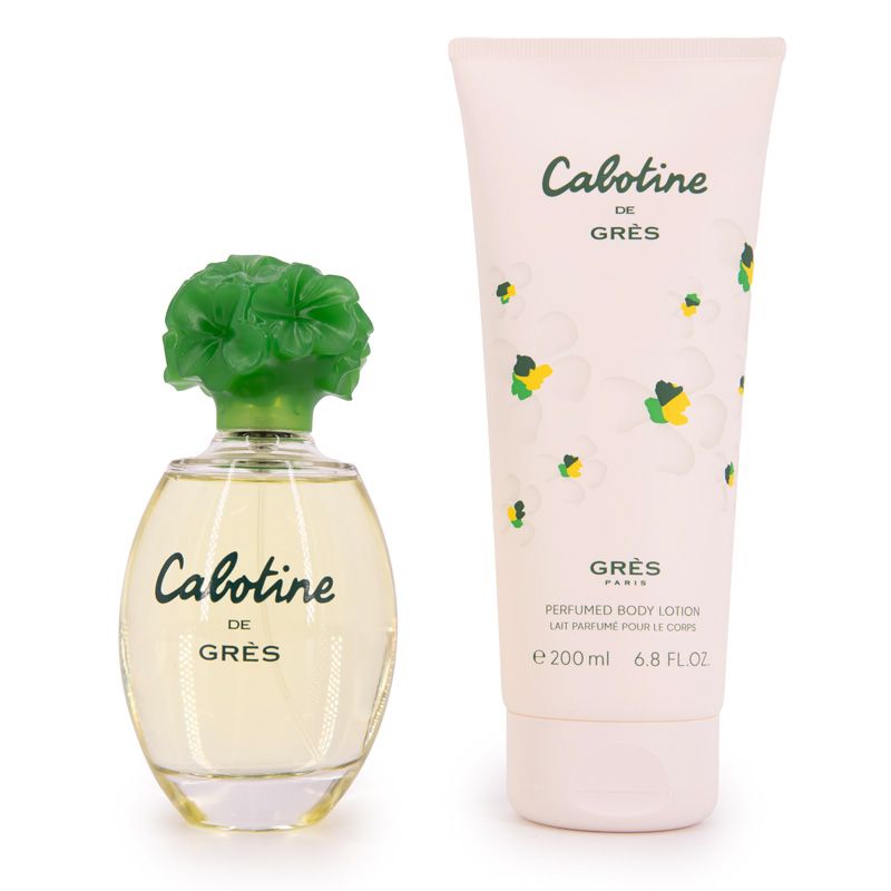 Coffret cabotine vert vapo edt 100ml + creme corps200ml Femme GRES