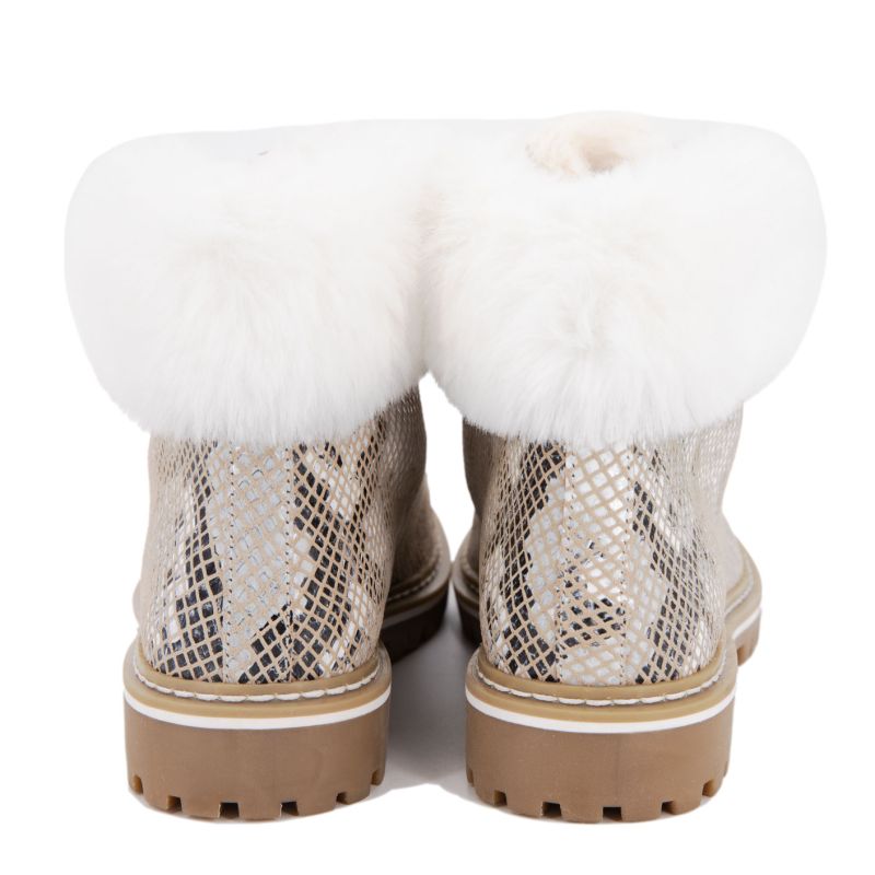 Bottinesc330525 lacen blanc-serpent36-41 Femme LES TROPEZIENNES PAR M.BELARBI