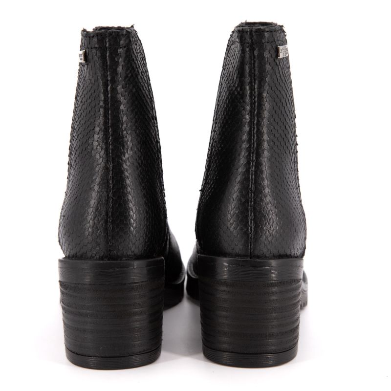Bottines c040132 mine noir-serpent 36-41 Femme LES TROPEZIENNES PAR M.BELARBI