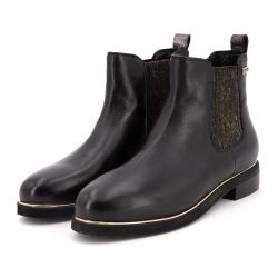 Bottines c044738 micky noir lisere or 36-41 Femme LES TROPEZIENNES PAR M.BELARBI Bottines c044738 micky noir lisere or 36-41 Femme LES TROPEZIENNES PAR M.BELARBI