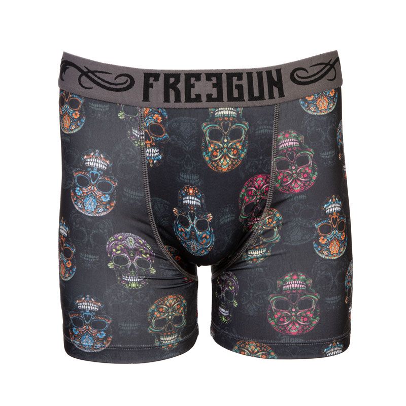 Boxer microfibre santa muerte fgpa66/1/bm Homme FREEGUN