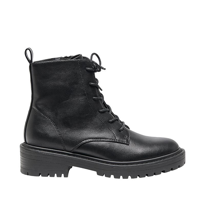 BOOTS BLACK ONLBOLD 17 PU LACE UP 15278025