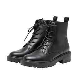 BOOTS BLACK ONLBOLD 17 PU LACE UP 15278025