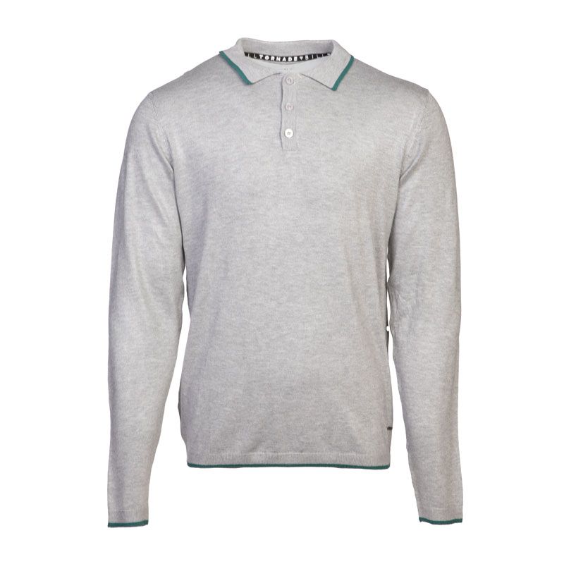 Polo maille long lisere 21550 Homme BILL TORNADE