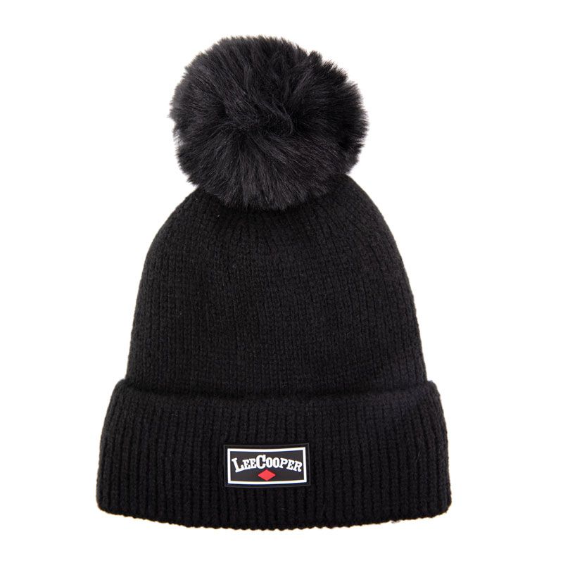 Bonnet double avec pompom malek Femme LEE COOPER