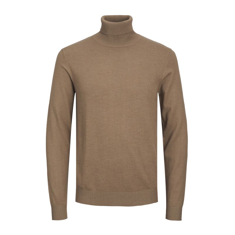Pull fin col roulé coton mélangé Homme JACK & JONES