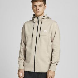 Jwhair sweat zip hood oxford ten Homme JACK & JONES Jwhair sweat zip hood oxford ten Homme JACK & JONES