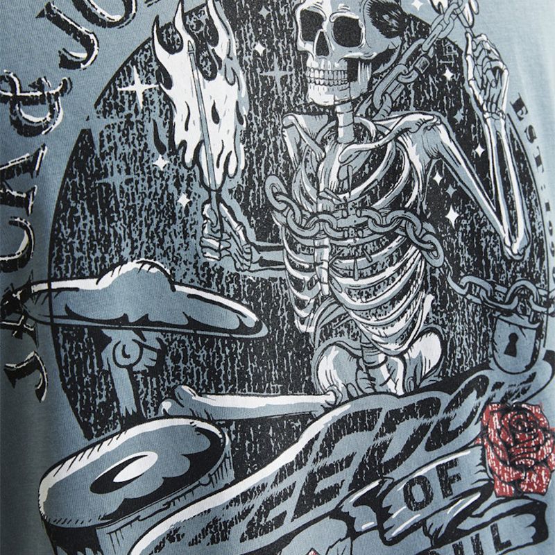 Homme Pull JACK & JONES Sweat-Shirt à Col Rond Pour Homme Jjskull Rock, Noir Sweat Homme Jack And Jones