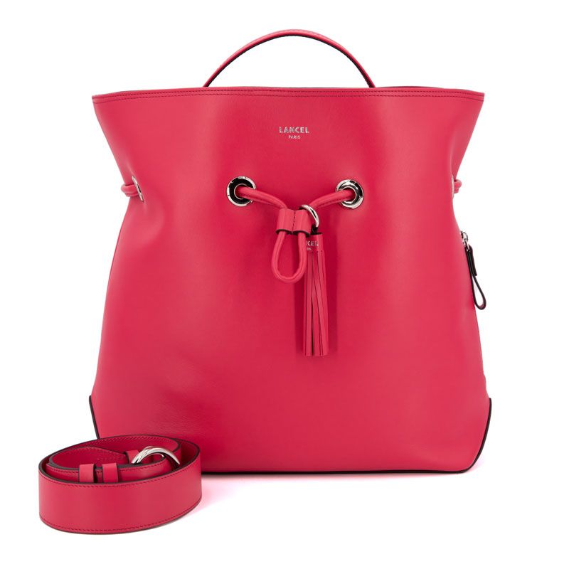 Sac seau cuir m 35x35x12cm Femme LANCEL