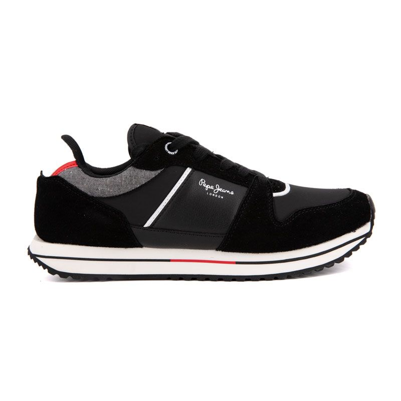 Basket tour basic black pms30995 t40-46 Homme PEPE JEANS