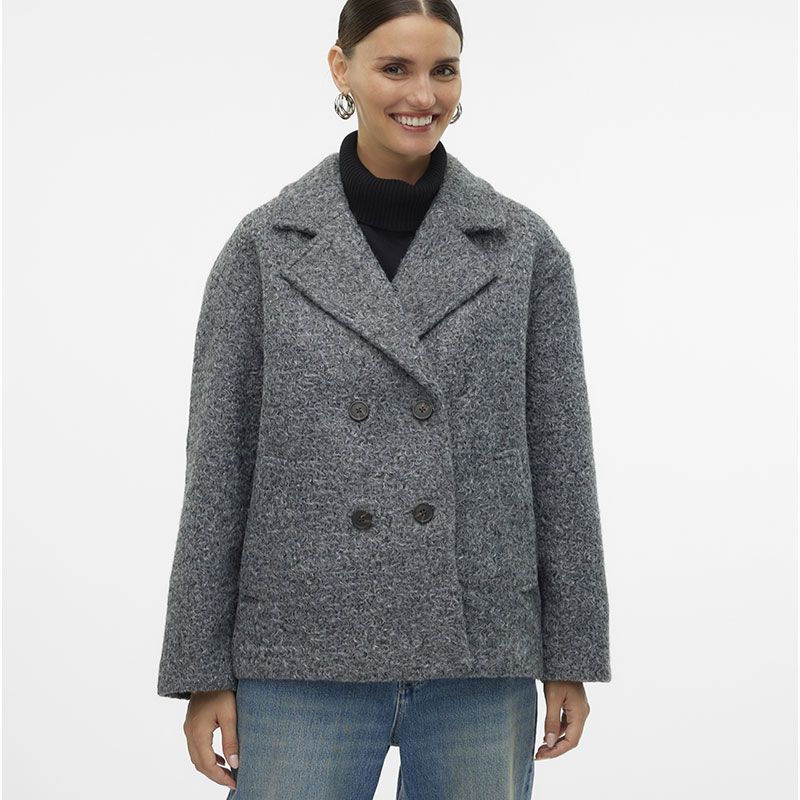 Elitebella jacket boo light grey melange 10310746 xs au xl Femme VERO MODA Elitebella jacket boo light grey melange 10310746 xs au xl Femme VERO MODA