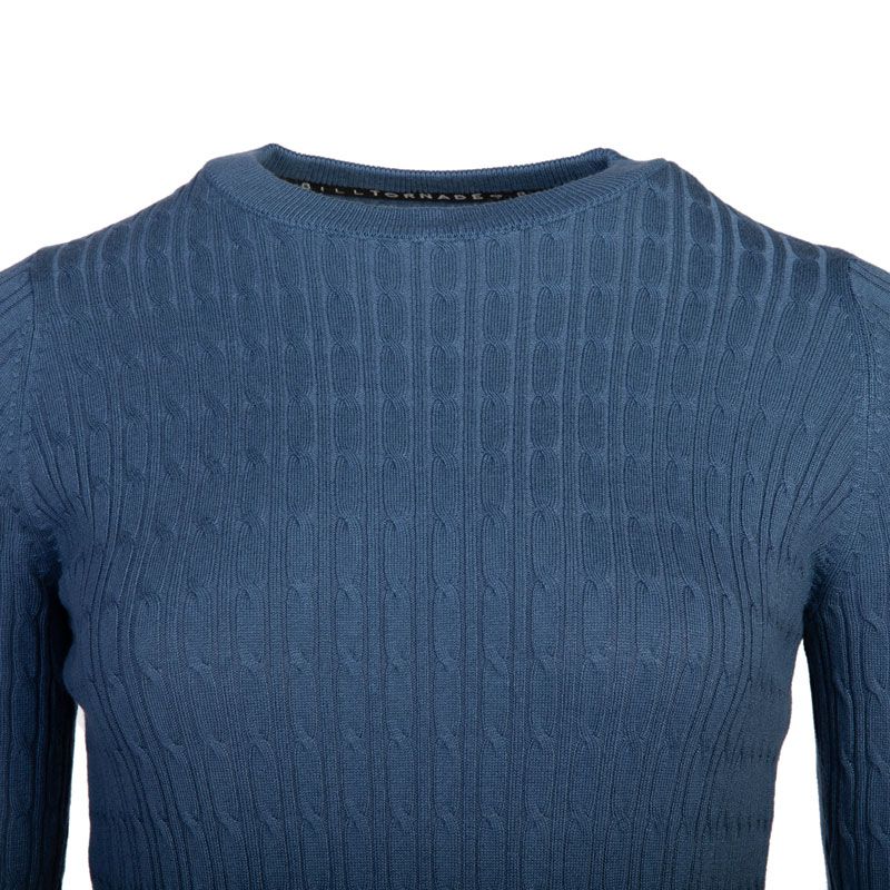 Pullcol rond tresse 18727 Femme BILL TORNADE Pullcol rond tresse 18727 Femme BILL TORNADE