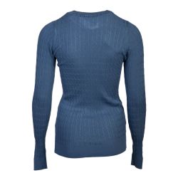 Pullcol rond tresse 18727 Femme BILL TORNADE