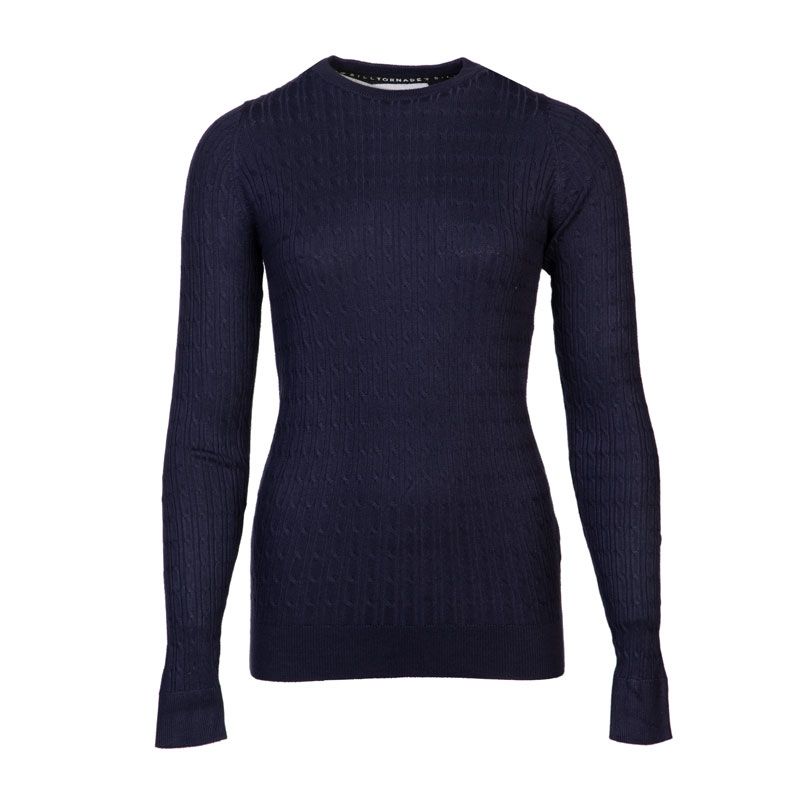 Pullcol rond tresse 18727 Femme BILL TORNADE