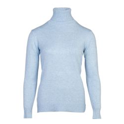 Pull col roulé laine et cachemire Femme BELLE FEMME
