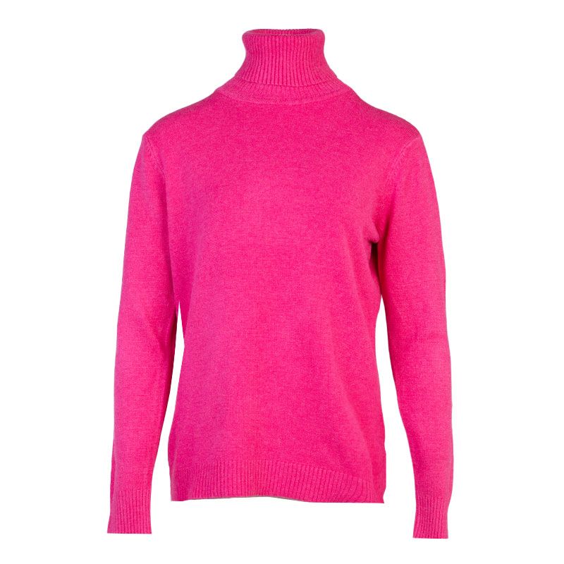 Pull col roulé laine et cachemire Femme BELLE FEMME