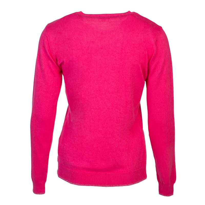 Pull fin ml noir col rond 64809 Femme US POLO