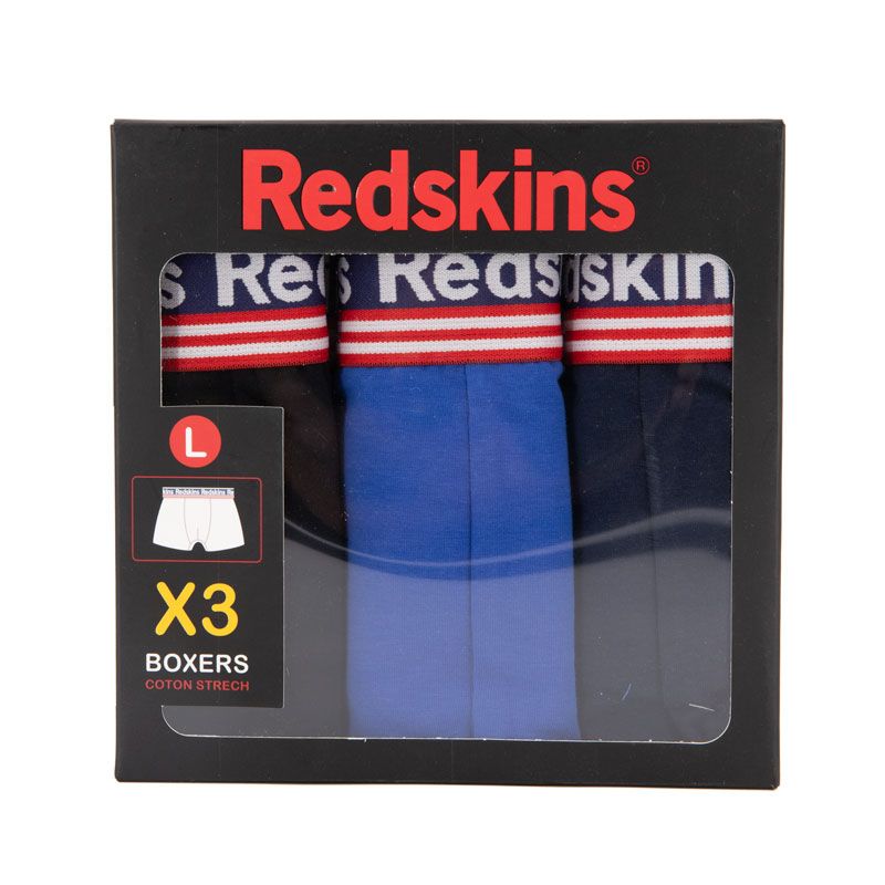 Boxer pack de 3 luciano Homme REDSKINS