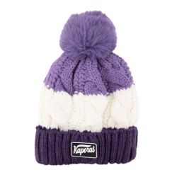 Bonnet tricolore pompon isaya Homme KAPORAL Bonnet tricolore pompon isaya Homme KAPORAL