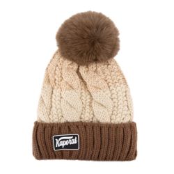 Bonnet tricolore pompon isaya Homme KAPORAL Bonnet tricolore pompon isaya Homme KAPORAL