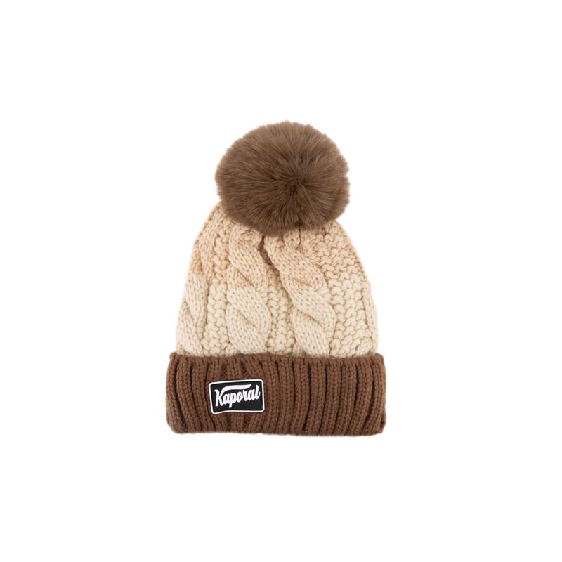 Bonnet tricolore pompon isaya Homme KAPORAL