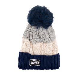 Bonnet tricolore pompon isaya Homme KAPORAL Bonnet tricolore pompon isaya Homme KAPORAL