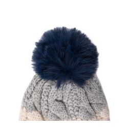 Bonnet tricolore pompon isaya Homme KAPORAL Bonnet tricolore pompon isaya Homme KAPORAL
