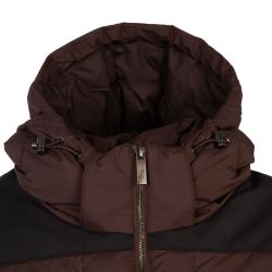 DOUDOUNE CAPUCHE ASPIN - COLLAB AGNES B SEAL BROWN