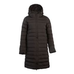 Doudoune longue capuche soft coat black spoutnic 2 Femme PYRENEX