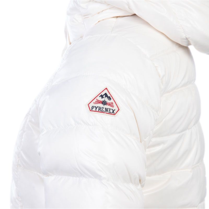 Doudoune capuche shiny milk spoutnic 2 Femme PYRENEX