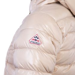 Doudoune capuche shiny milk spoutnic 2 Femme PYRENEX