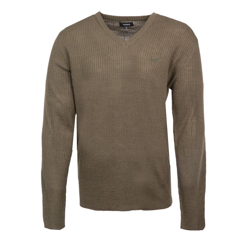 Pull col v davis Homme KAPORAL