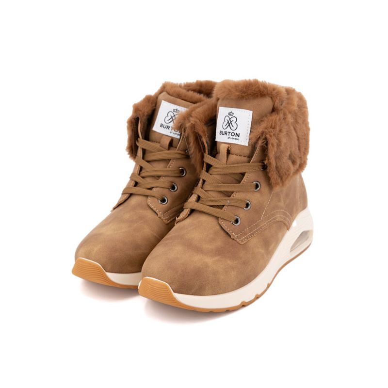 Basket a lacet detail fourre ysma femme t37 au 41 Femme BURTON OF LONDON