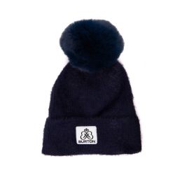 Bonnet fourre cotele avec pompon kadija Femme BURTON OF LONDON