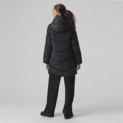 Doudoune longue cap black vmhalsey coat ga boo 10290436 Femme VERO MODA
