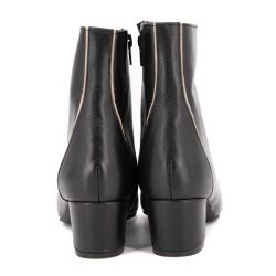 BOTTINE RAOLA NAPPA NOIR/LISERET BEIGET36-41 BOTTINE RAOLA NAPPA NOIR/LISERET BEIGET36-41
