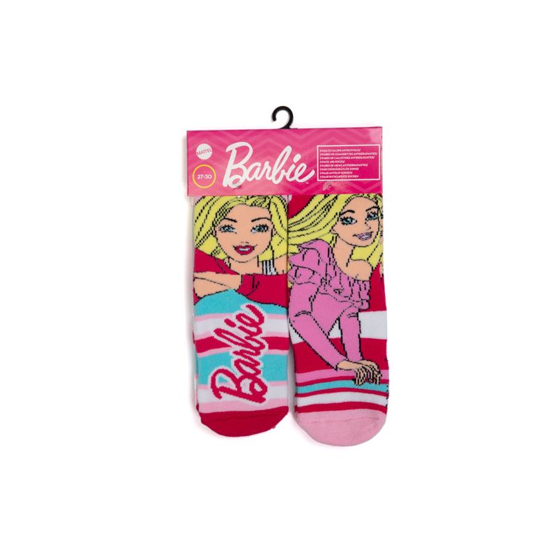 Lot de 2 chaussettes barbie bar24-2222-mag Enfant TOM & KIDDY