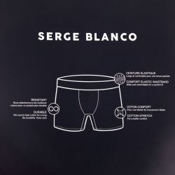 Lot de 2 boxer homme ceinture en sublimation serge blanco Homme SERGE BLANCO