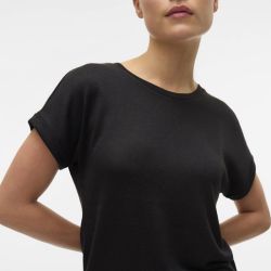 Pull mc o-neck vmbrianna noir solid 10291353 4235 Femme VERO MODA