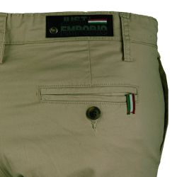 Pantalon chino kewan doux cintré Homme JUST EMPORIO