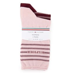 Chaussette th femme pinksock 2p logo stripe, 39/42 Femme TOMMY HILFIGER Chaussette th femme pinksock 2p logo stripe, 39/42 Femme TOMMY HILFIGER