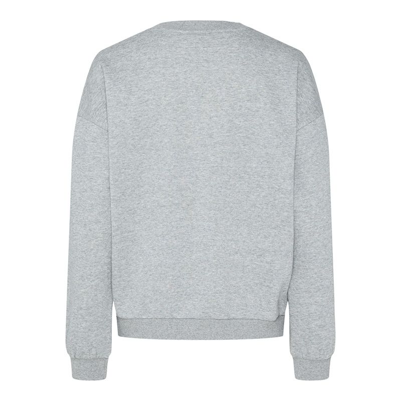 SWEAT OVERSIZE ML PCMARIA LIGHT GREY MELANGE 17155081 4267
