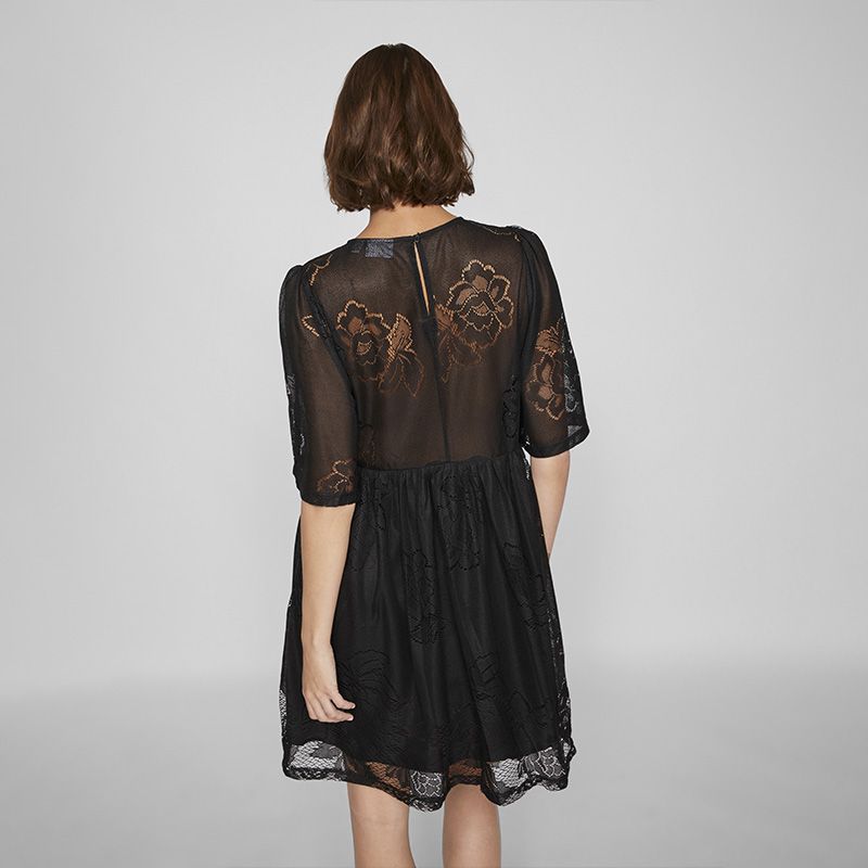 ROBE VIKAYLE 2/4 BLACK 14106265 4365 ROBE VIKAYLE 2/4 BLACK 14106265 4365