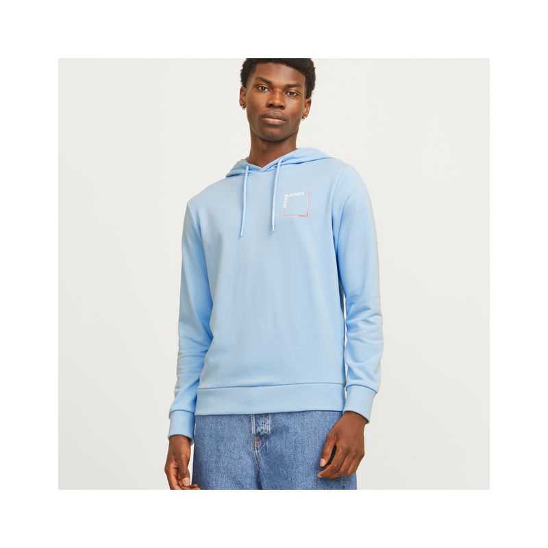 Sweat capuche jjverner chambray blue 12269318 4236 Homme JACK & JONES Sweat capuche jjverner chambray blue 12269318 4236 Homme JACK & JONES