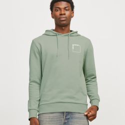 Sweat capuche jjverner chambray blue 12269318 4236 Homme JACK & JONES Sweat capuche jjverner chambray blue 12269318 4236 Homme JACK & JONES