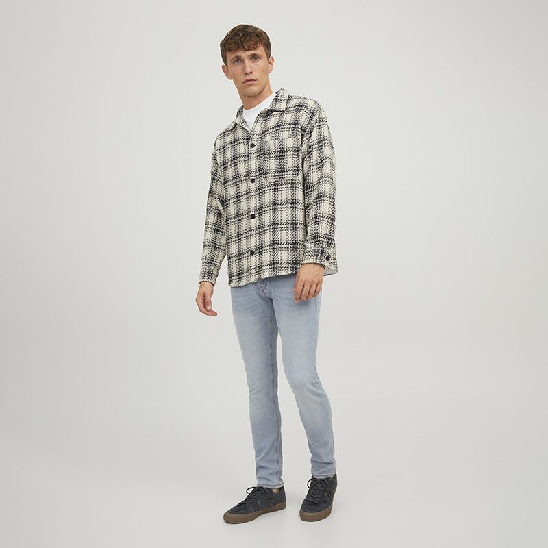 Jeans jwhglenn blue denim 12243810 4285 Homme JACK & JONES