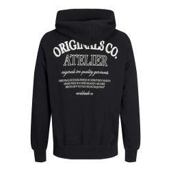 Sweat a capuche jwhsantorini black 12277623 4285 Homme JACK & JONES Sweat a capuche jwhsantorini black 12277623 4285 Homme JACK & JONES
