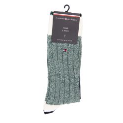 Chaussette th homme navy sock 2p mouline bootsocks 39-46 tu Homme TOMMY HILFIGER Chaussette th homme navy sock 2p mouline bootsocks 39-46 tu Homme TOMMY HILFIGER